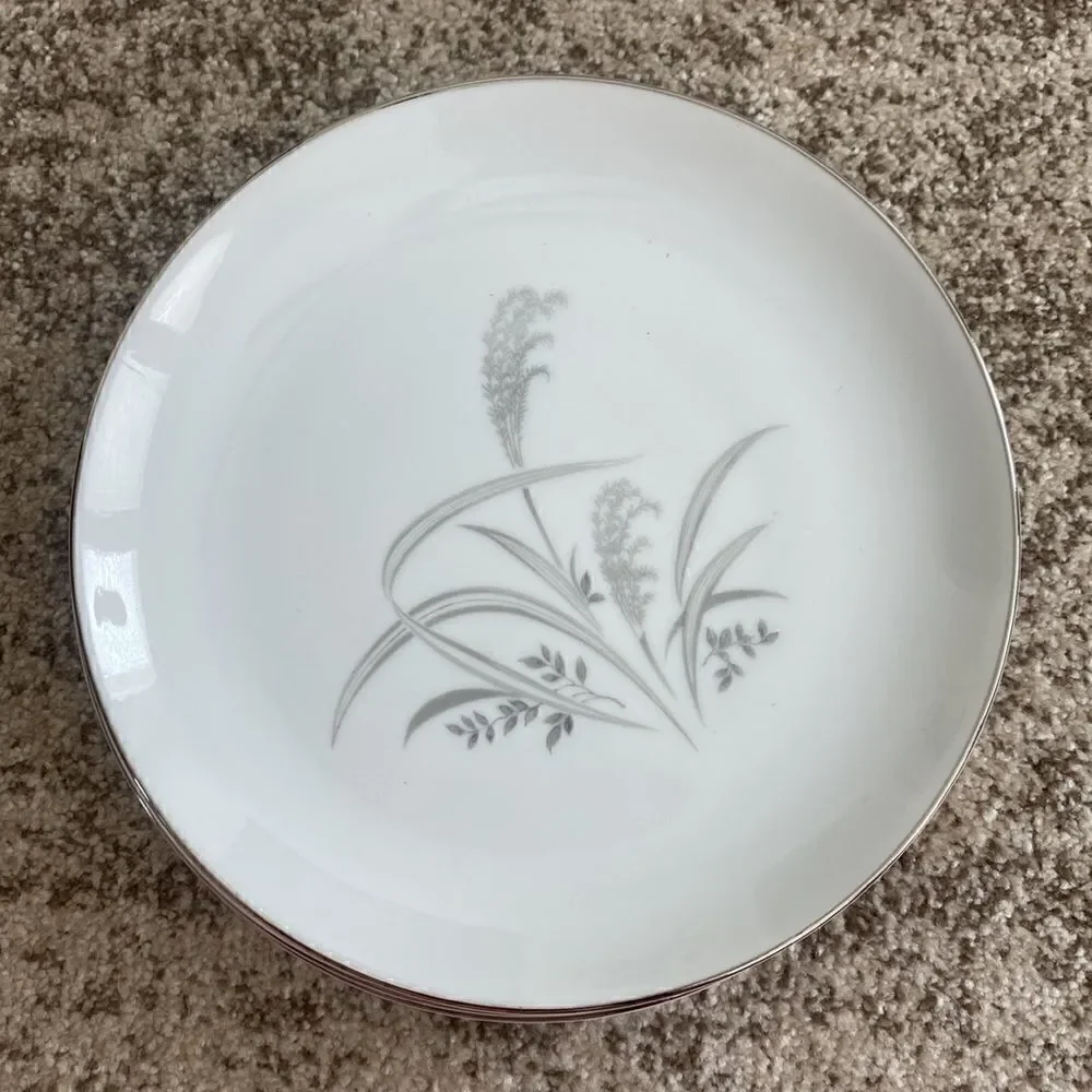Wentworth China 8” Saucers (5) 7514